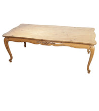 Load image into Gallery viewer, French Country Scrubbed Pine Dining Table