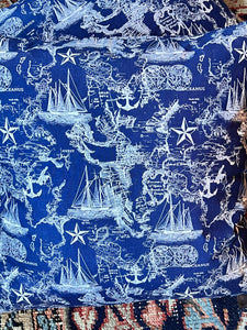 Nautical Throw Pillow