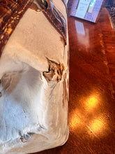 Load image into Gallery viewer, Vintage 1920s Cow Hide Boston Bag/ Travel Bag