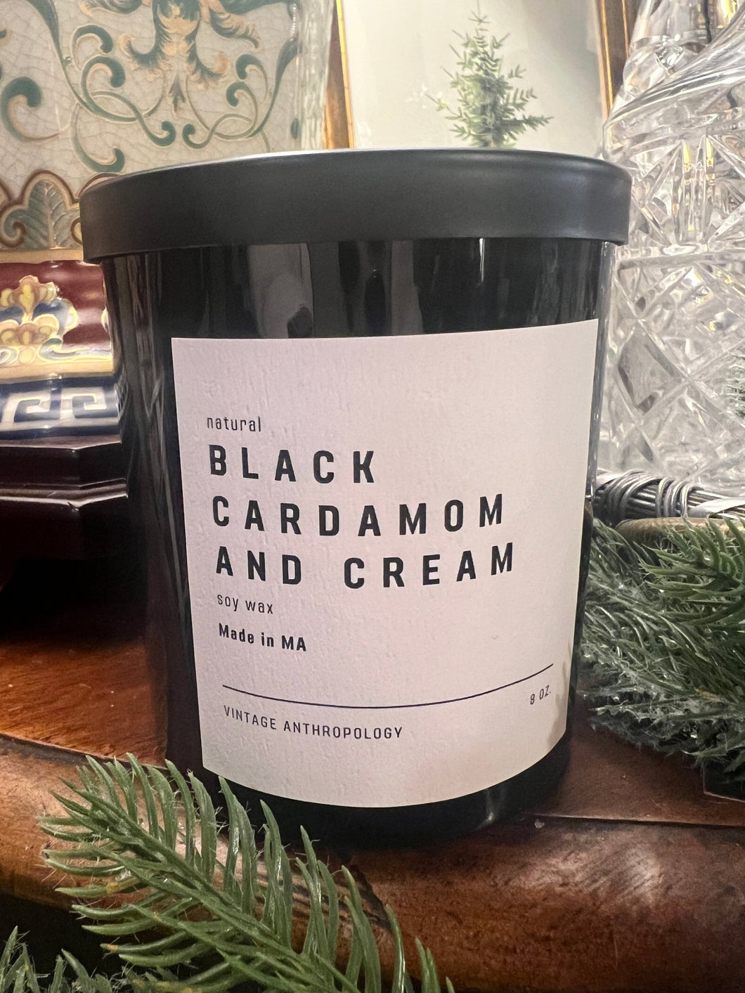 Soy Candle “Black Cardamom & Cream” - Vintage AnthropologyVintage Anthropology
