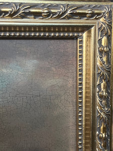 Gold Framed Horse Equestrian Picture