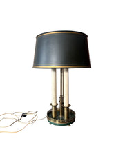 Load image into Gallery viewer, Antique Brass and Metal French Tole Bouilotte Lamp