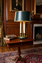 Load image into Gallery viewer, Antique Brass and Metal French Tole Bouilotte Lamp