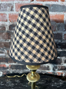 Solid Brass Candlestick Lamp by Baldwin