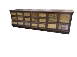 Antique Apothecary Multi Drawer Counter - Vintage AnthropologyVintage Anthropology