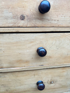 Antique English Scrubbed Pine Dresser