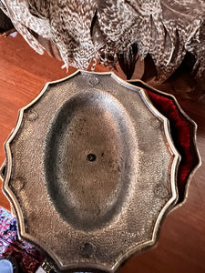 Vintage Silver Plate Metal Trinket Box