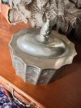 Load image into Gallery viewer, Vintage Silver Plate Metal Trinket Box